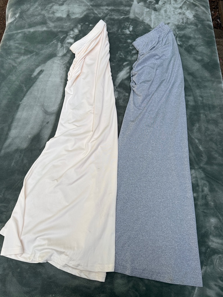 Shein Light Blue Shimmer Maxi Skirt